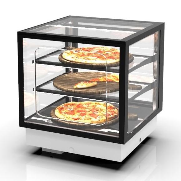 Vitrine chauffante INTEGRA Drop-In - 3 niveaux - 600 mm - H515 mm | Sayl Barcelona - 515 mm, Accès Grab & Go_1