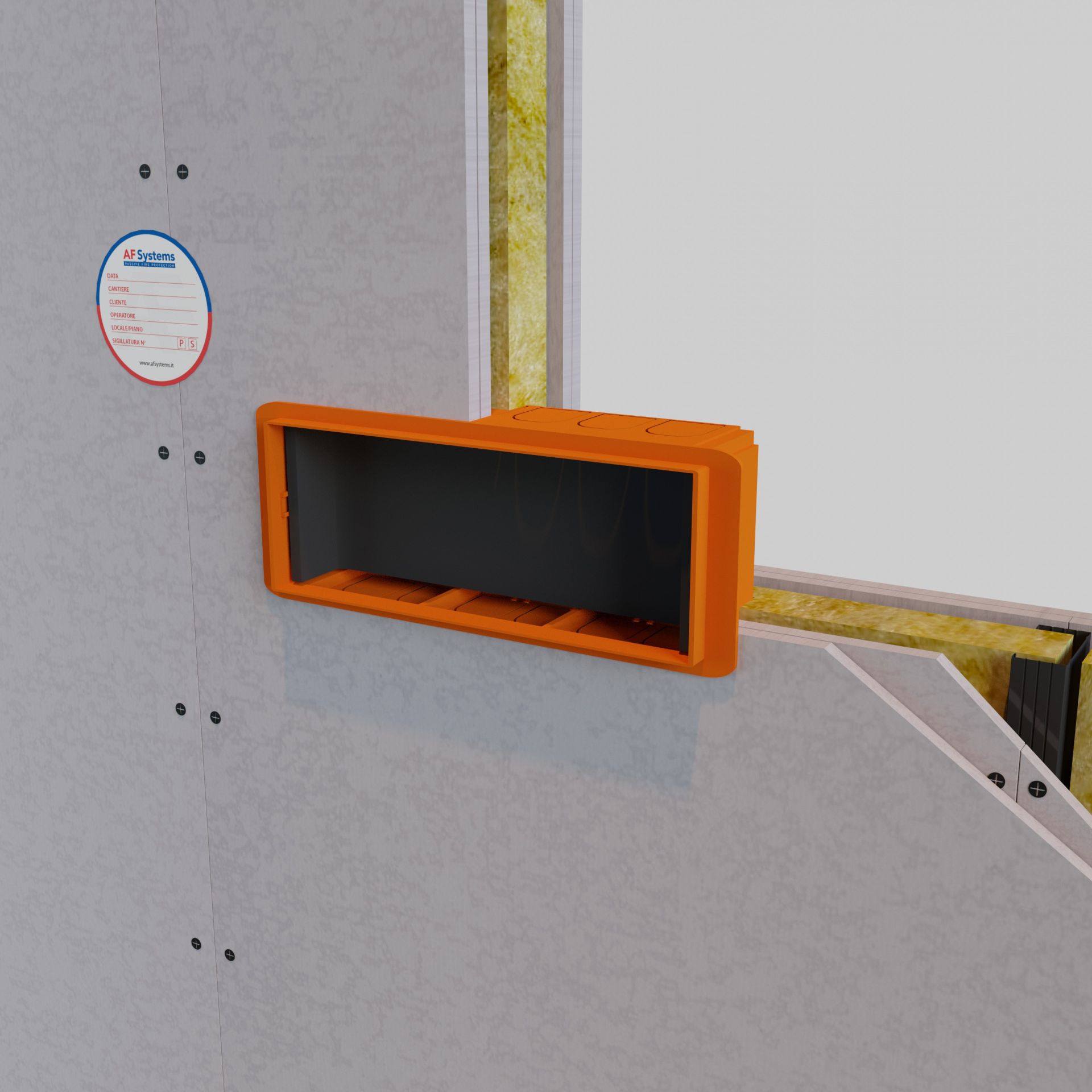 Bande coupe-feu pour boîtes électriques de dérivation - AF Junction Box - EI 120 - Certifiée EN 1366-3_1