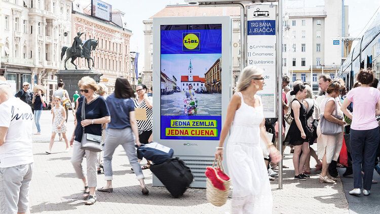 Borne interactive outdoor - modèle Flow75 - Viadirect - écran 55'' haute luminosité - IP67_1