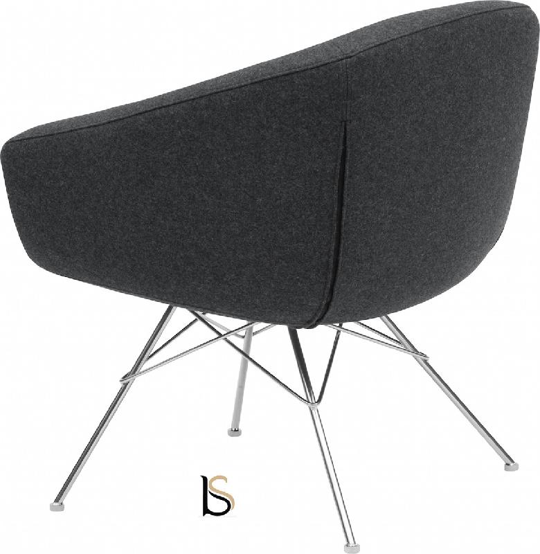 Fauteuil AIKO - Softline - Feld Anthracite 610_1