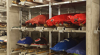 Rayonnage dynamique à rouleaux OHRA - capacité jusqu'à 10 palettes en profondeur_1