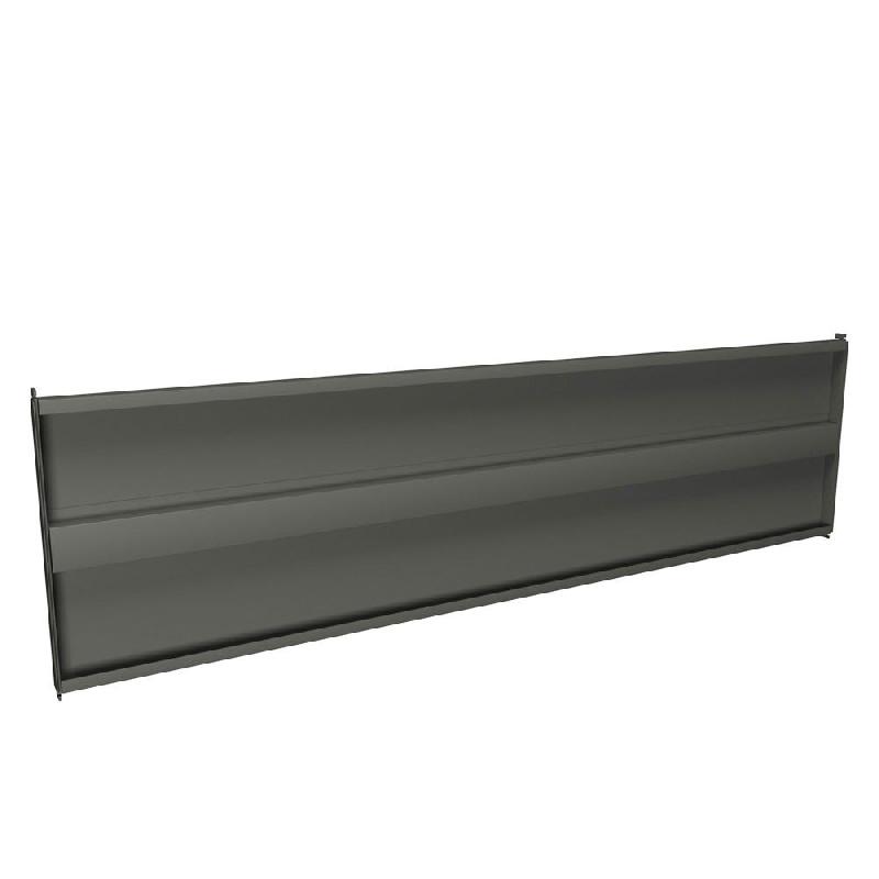 Tablette en métal - 1236x325,5x25mm - gris anthracite_1