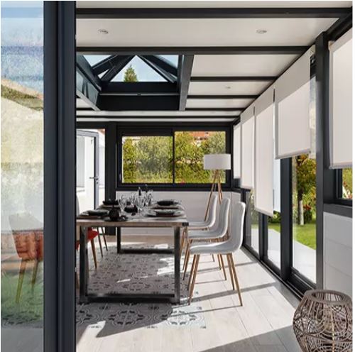 Véranda équilibre toit plat : un  style épuré et moderne_1