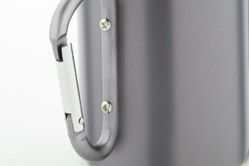 Mug thermos - double paroi en acier inoxydable recyclé - poignée mousqueton en aluminium recyclé - 300 ml_1