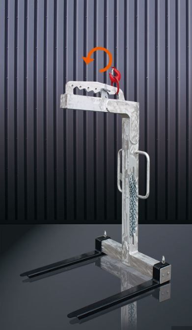 Lève-palette 1056 A - Eichinger - aluminium, charge 600 à 2000 kg, fourches réglables 450-950 mm_0