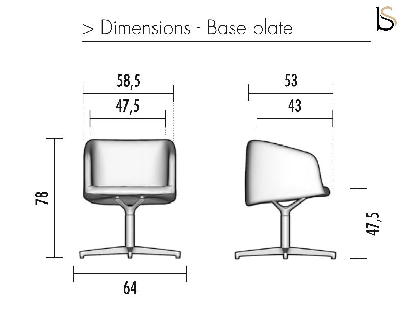 Chauffeuse d'accueil Nest - Mobel Linea - Gris_2