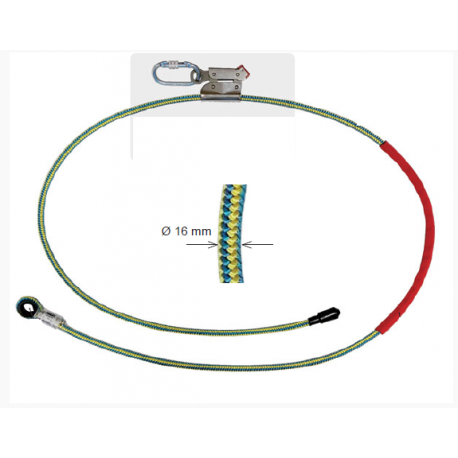 Cordage polyamide diamètre 14 mm pour stop chûte Référence 3617AF150A_1