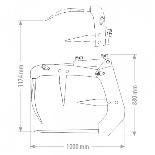 Fourche crocodile à fumier - STANDARD_1
