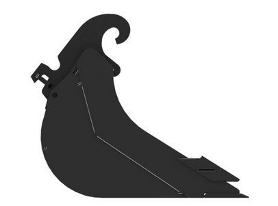 Godet d'excavation-mini-pelle - caterpillar finance france - 900 mm (35 in) - poids 51 kg_1