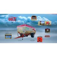 Benne agricole Gold2 XL avec capacité de charge utile de 11 à 18 tonnes