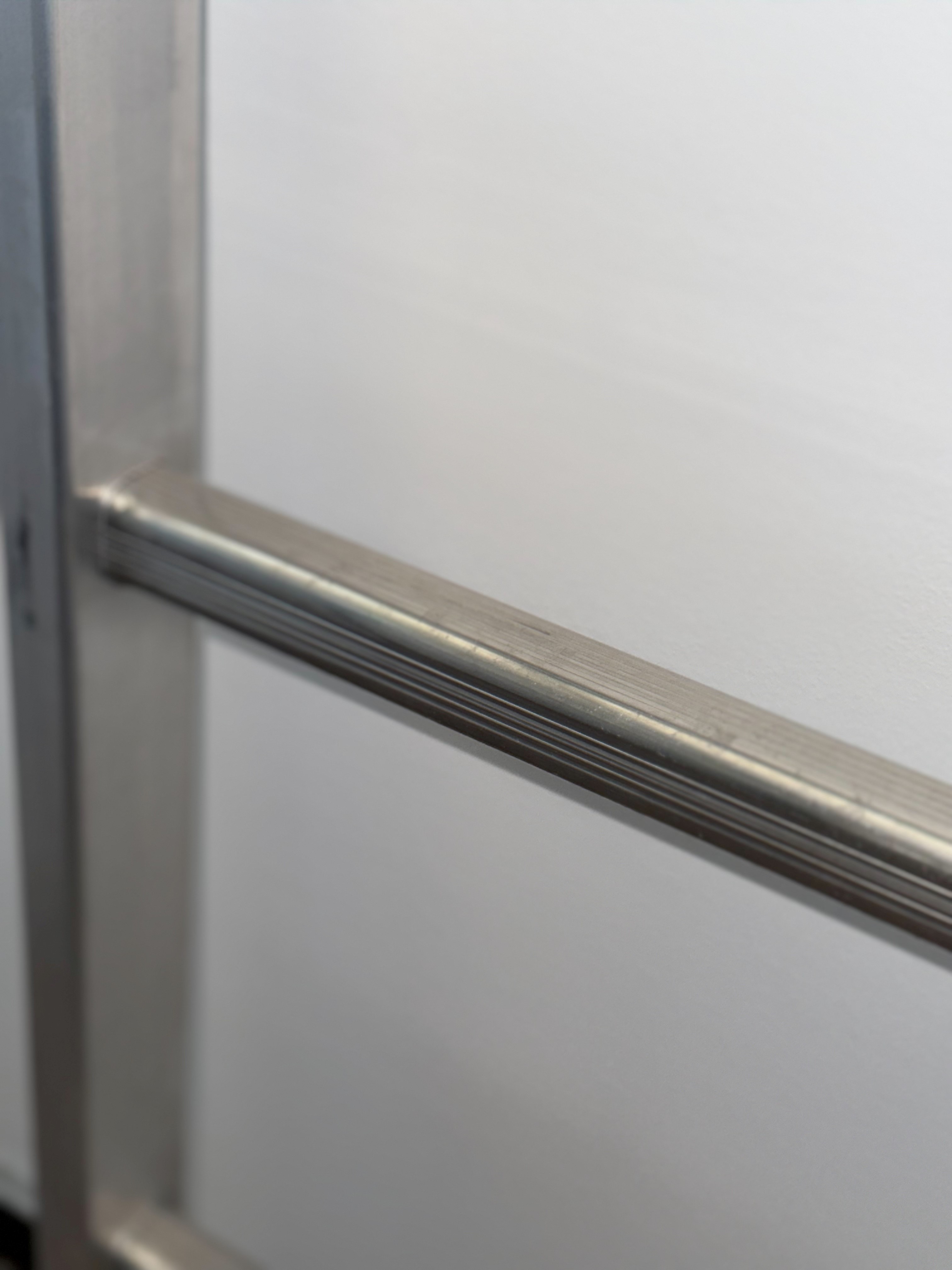 Kit échelle à crinoline en aluminium - Hauteur 5000mm - Sortie de face - NF E85 016_1