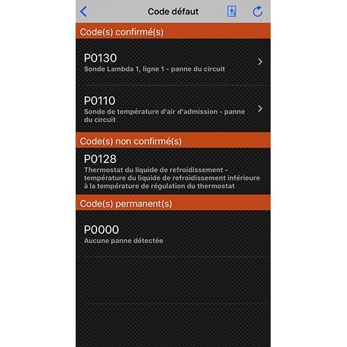 Interface de diagnostic auto Klavkarr 110 pour prise OBD2 avec logiciel EOBD-Facile inclus