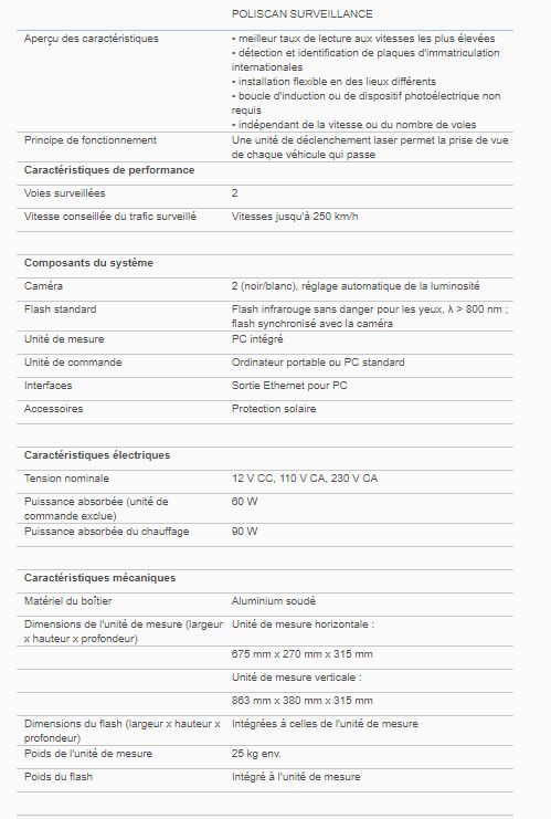 Poliscan Surveillance - Lecteurs de plaques par Vitronic - Reconnaissance laser LIDAR jusqu'à 250 km/h_1