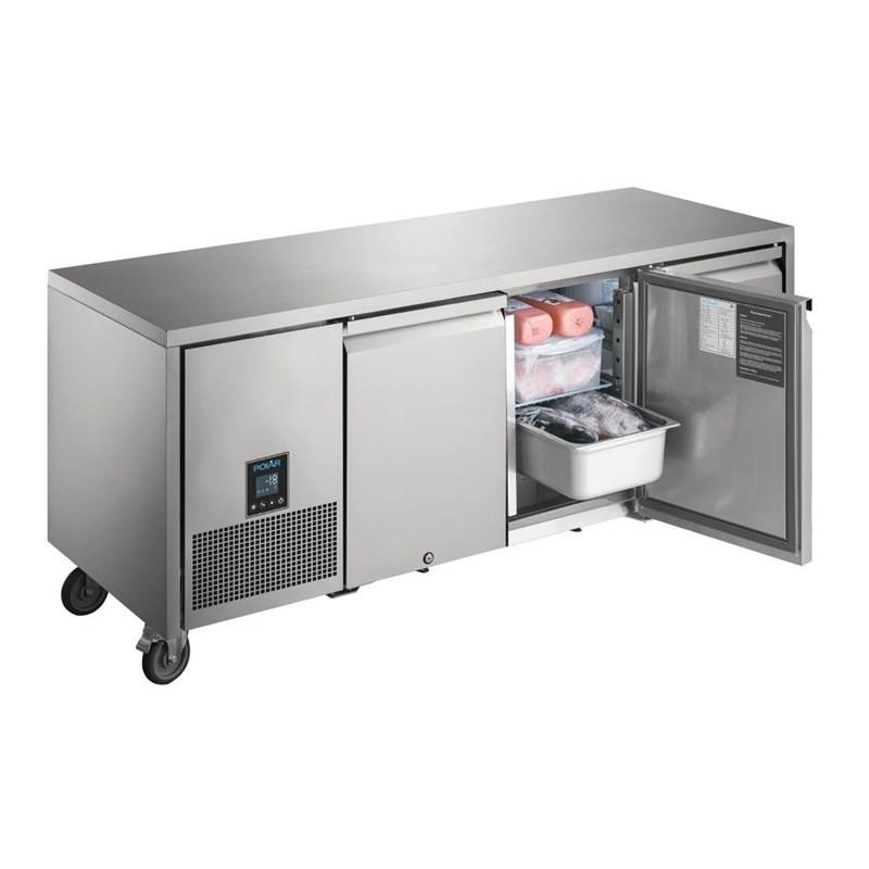 Table réfrigérée négative 3 portes Serie U Premium 420L UA008 Polar_1