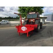 Dérouleuse pailleuse fixe Agrisphere - atelier 3T avec déport 21 cm - moteur hydraulique_1