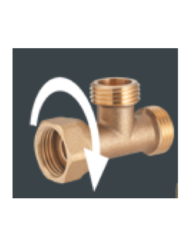 Kit by-pass universel 20x27 pour triple filtre à eau 9