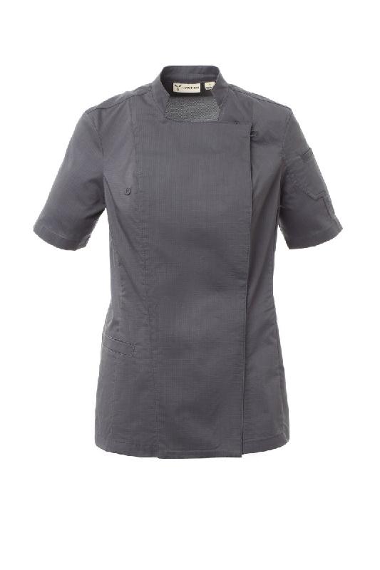 Veste de cuisine - Femme col mao, ripstop coton et Lycra, mesh dos - Starlight Mesh Lady S00732-P142 - Payper_1