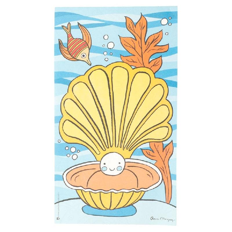 Cahier de coloriages Fond marin 12,5x22cm - par 100_1