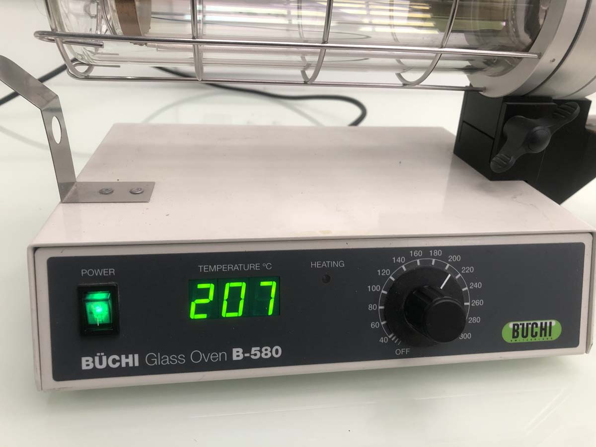 Four tubulaire de laboratoire en verre - Büchi B580 reconditionné - Provenance laboratoire pharmaceutique_1