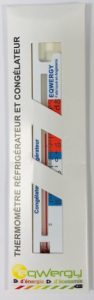 Thermomètres à liquide pour réfrigérateur et congélateur - EQWERGY - EQ0386 - Thermomètre à alcool avec zones de température idéales_1
