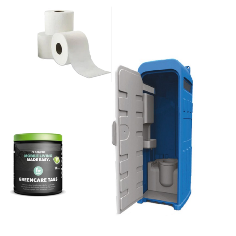 Toilette chimique de chantier transportable et autonome_1