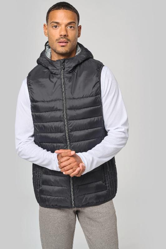 Bodywarmer à capuche - Réf: PA237 - Chaud et ultraléger - Compressible avec sac de rangement - Marque PROACT_1