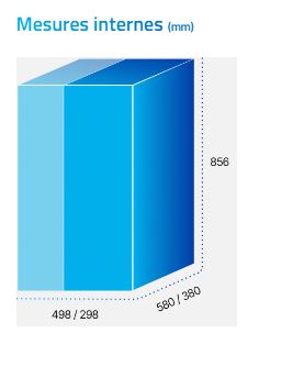 Casiers intelligents de blanchisserie en libre-service pour les grosses charges - réf Porte H90_1