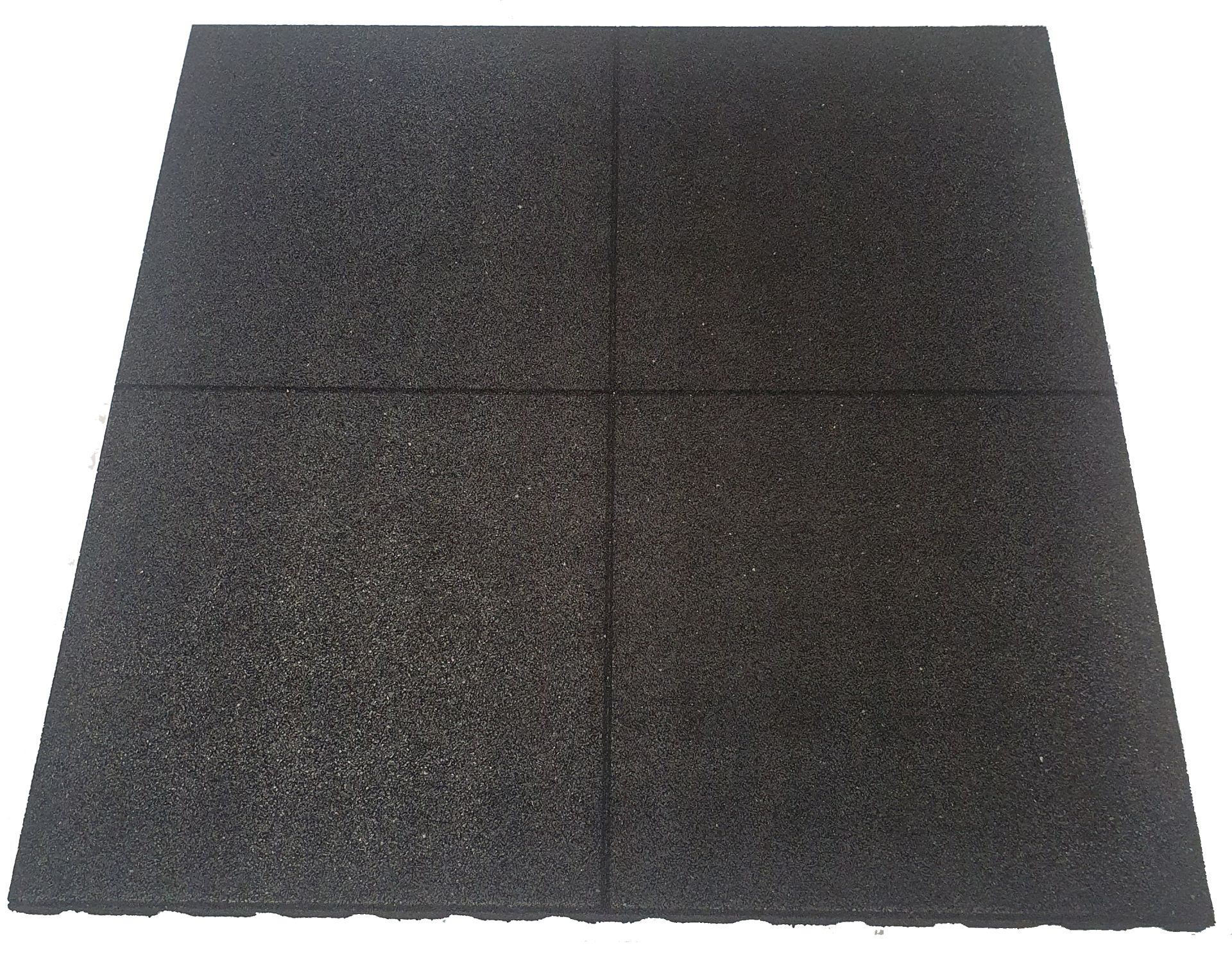 Solution antidérapante en caoutchouc pour aires de jeux