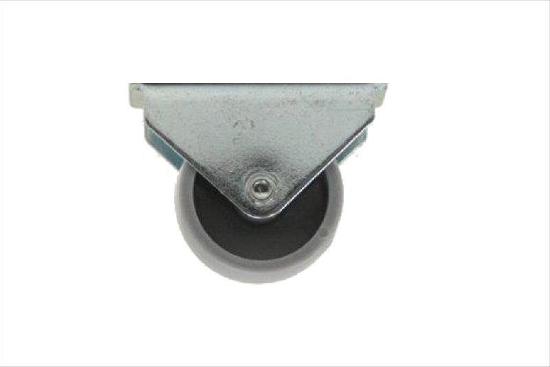 Lot de 4 roulettes fixes en nylon gris de 30 mm, capacité de charge de 30 kg_1