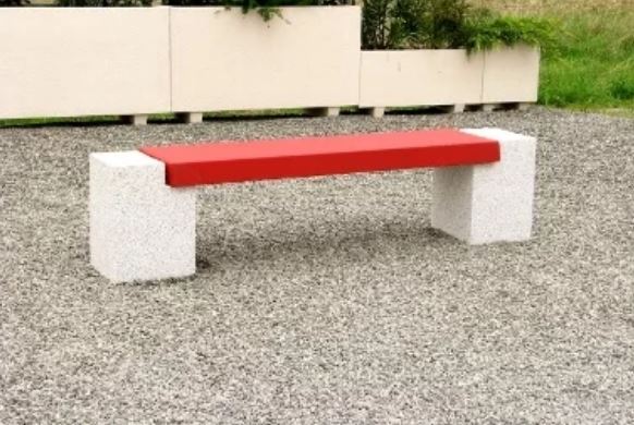 Banquette de jardin Douglas - bicolore, lignes modernes et épurées, livrée en kit avec colle et notice de montage_1