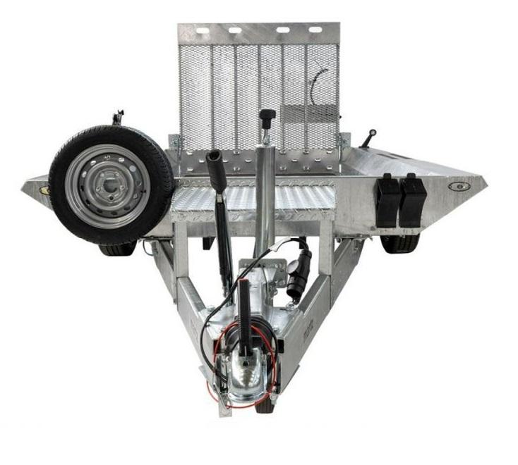 Remorque porte-engins - 3,00 x 1,50 m, 2700 kg - MARTZ BAU 300S_1