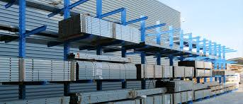Rayonnage cantilever lourd - stockage pour marchandises lourdes et longues - compact et sans soudures_1