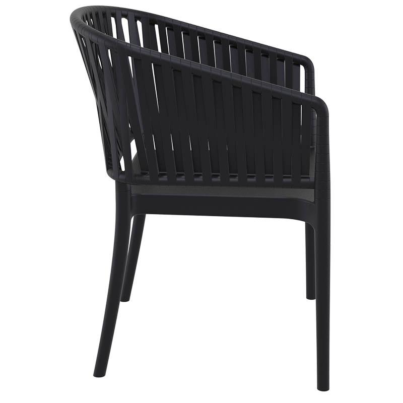 Fauteuil restaurant moderne Noa - NOIR_1