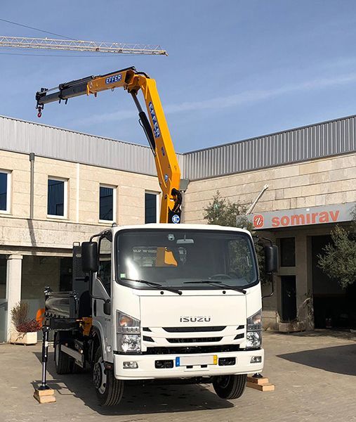 Grue auxiliaire light 80.2 - Effer - Pression 345 bar - Système de gestion électronique Progress 2.0_1