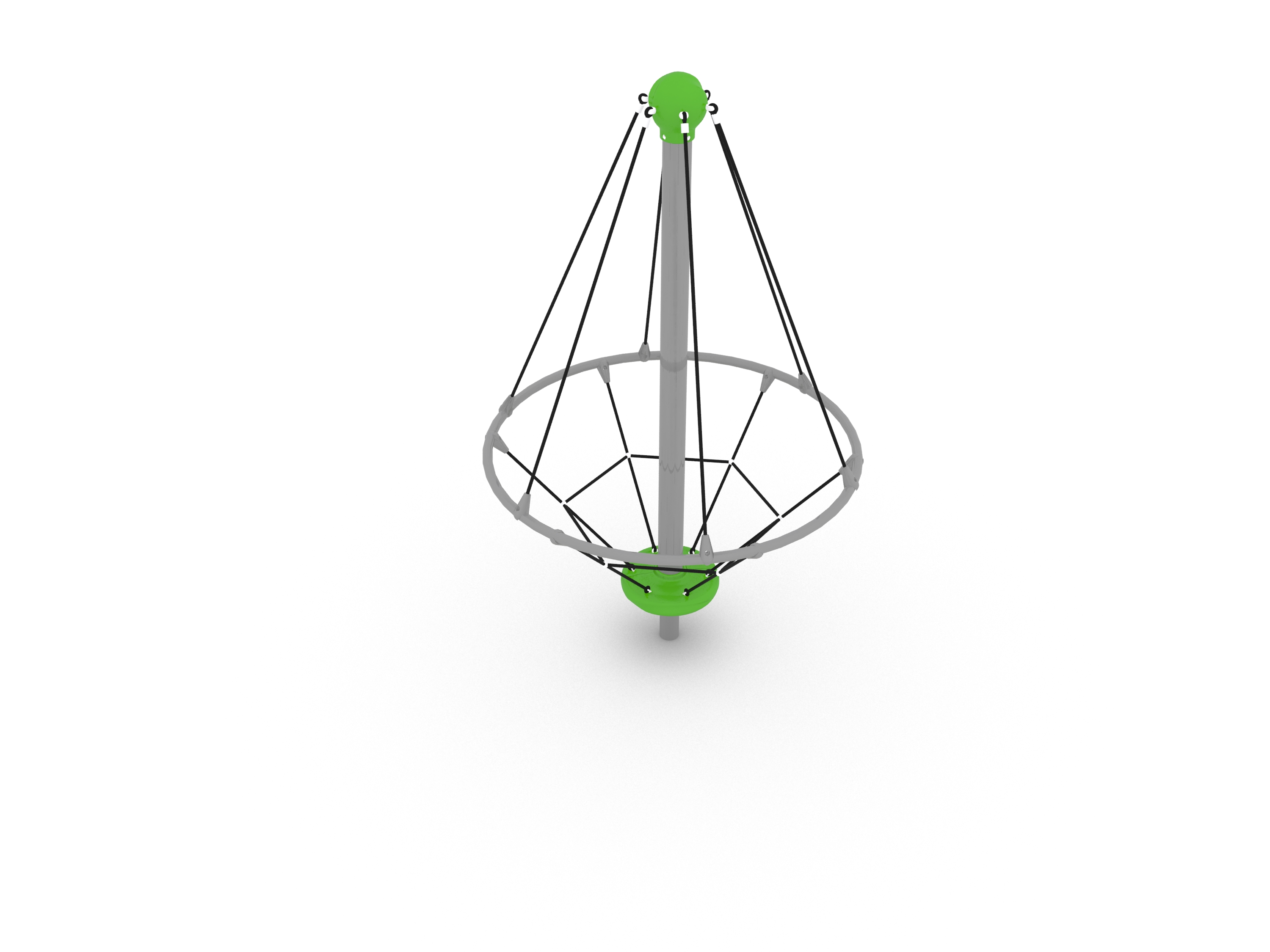 Manège Spinami pour aires de jeux - réf 8069333 - HAGS - tranche d'âge 5-12 ans - dimensions 1830x1830x3050 mm_1