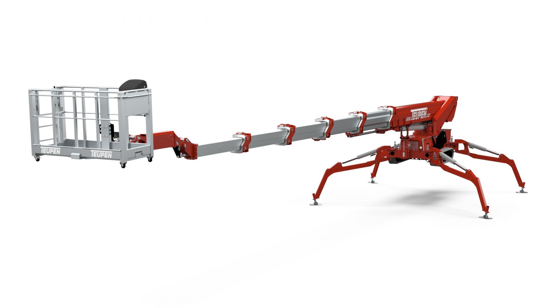 Nacelle araignée LEO35Tplus - chenilles ajustables hydrauliques - hauteur de travail 35,00 m - capacité panier 400 kg_1