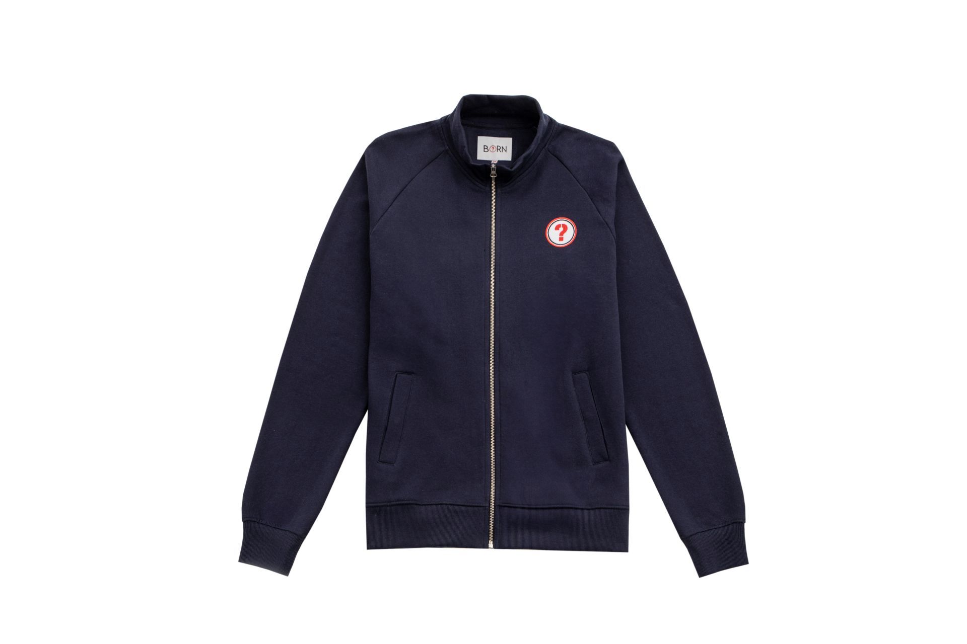 Veste zippée unisexe - Born Collection - Patch à scratch personnalisable - Coton BCI et polyester recyclé_1