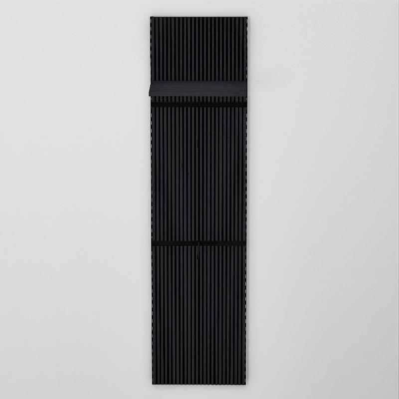 Élément de départ Vertigo noir/noir 2 tablettes + 1 penderie L60xH240cm_1