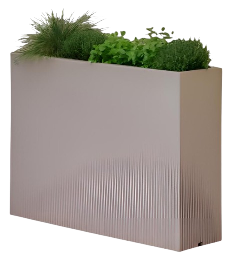 Jardinière rectangulaire - Polyéthylène rotomoulé (PEHD) - 40L ou 2x40L - 21 coloris au choix_1