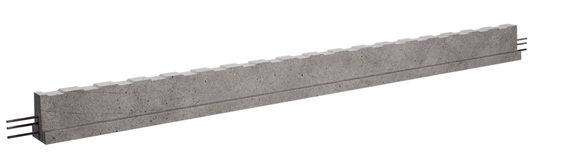 Poutrelle en béton RS sans étai - Précontraint pour vide sanitaire - Grandes portées et fortes charges_1