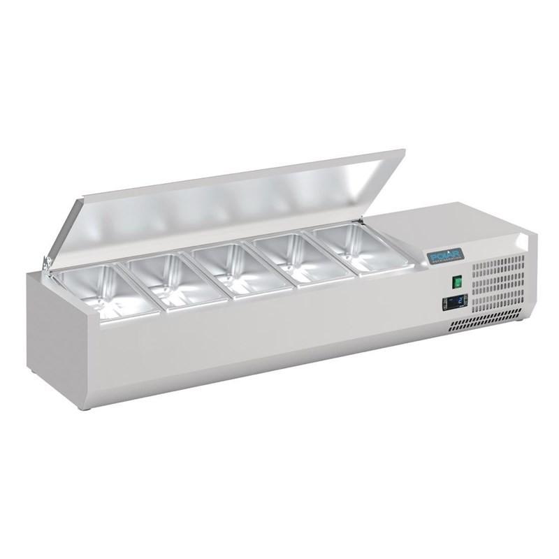 Saladette à poser avec couvercle Série G 5x GN 1/4 FA854 Polar_1