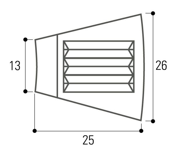 Bordure de voirie type I2 striée - format, poids et dimensions disponibles_1