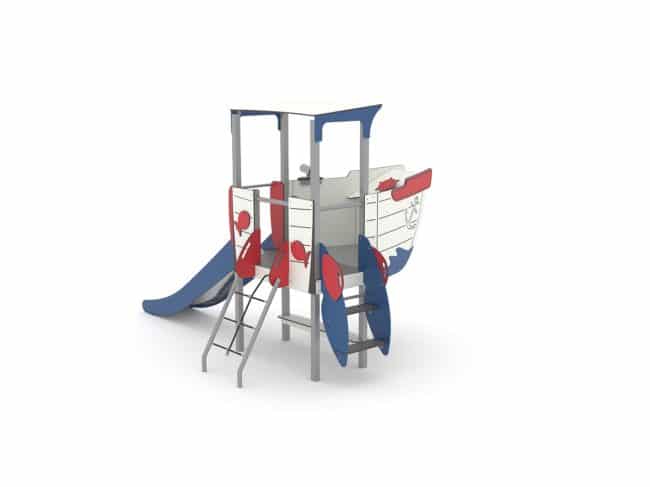 Structure multi-activités métallique mer - LD1MT11080 - Ludoparc - pour enfants dès 1 an - capacité 12 enfants_1