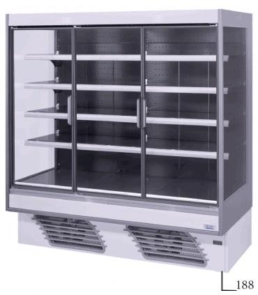 Vitrine verticale positive avec porte, pour chr, traiteurs, boulangeries, pâtisseries et chocolateries - onwave 3 eco 250 iarp_1