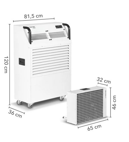 Climatiseur mobile PT 6500 S - Split haute performance TROTEC - 6600 W / 22500 BTU_1