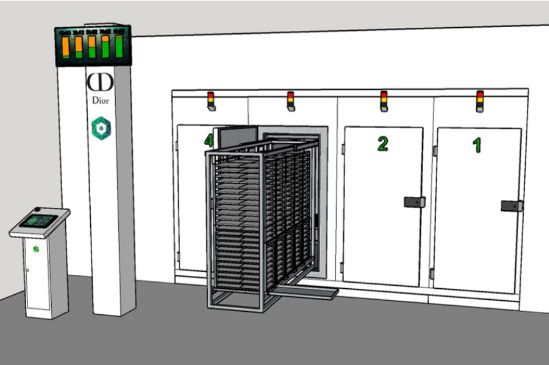 Enceinte climatique 70m3 sur mesure - Tests environnementaux : ATEX, gestion COV, lumière - CAELIS_2