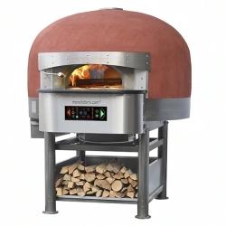 Fours à pizza professionnel à gaz et bois - sole chauffée à gaz - MORELLO FORNI FGRI130 CUPOLE BASE_1