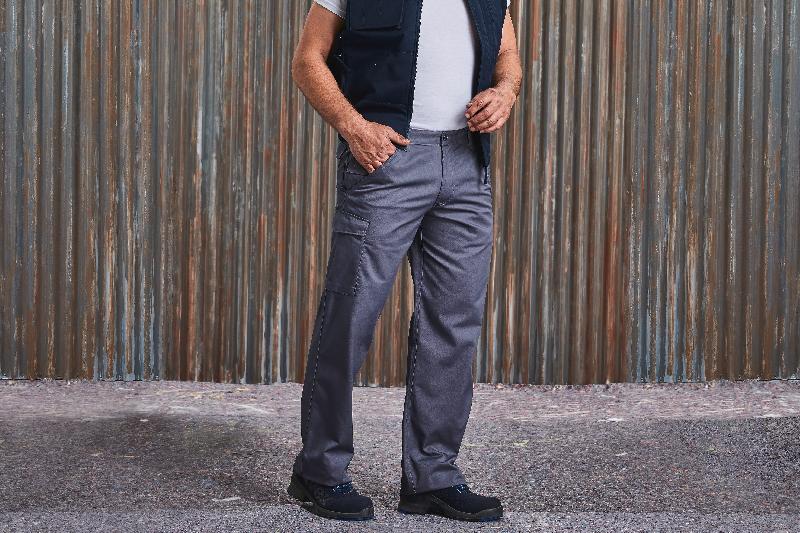 Pantalon Workwear Russell - Réf: RU001M - 65% polyester/35% coton sergé, plusieurs tailles et coloris_1