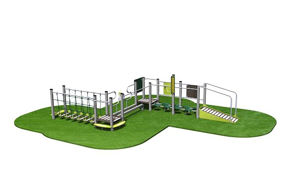 Parcours de santé senior - PSS06I - pour 10 personnes, hauteur 1m70, longueur 7m55, largeur 4m95_1