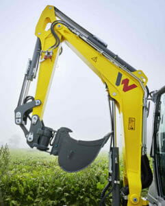 Pelle sur chenille EZ50 - Compacte, cabine ergonomique et déport arrière minimal_1